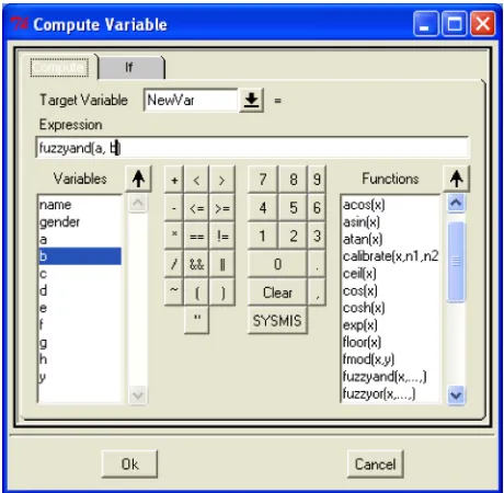 Figure 6: The "Compute Variable" window