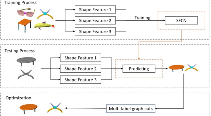 Figure 1 The pipeline of the Shape Fully Convolutional Network model [14] 