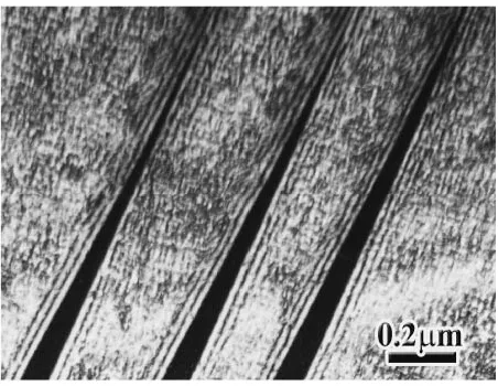 Fig. 4Orientation imaging microscope (OIM) micrograph, (a) and TEM micrograph, (b) showing the twinning microstructure formed inFC treated Mn–30 at% Cu alloy.