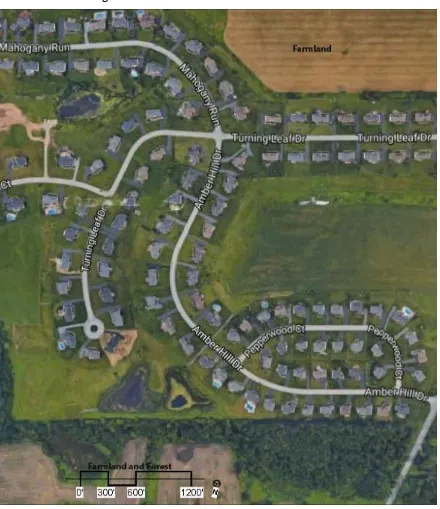 Figure 15: Pittsford Neighborhood site. Elaborated by author.  Source: https://maps.google.com