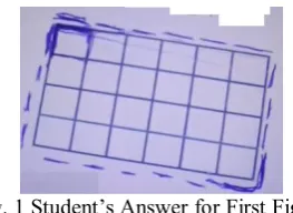 Fig. 1 Student’s Answer for First Figure   