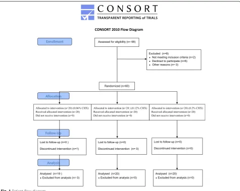 Fig. 1 Patient flow diagram