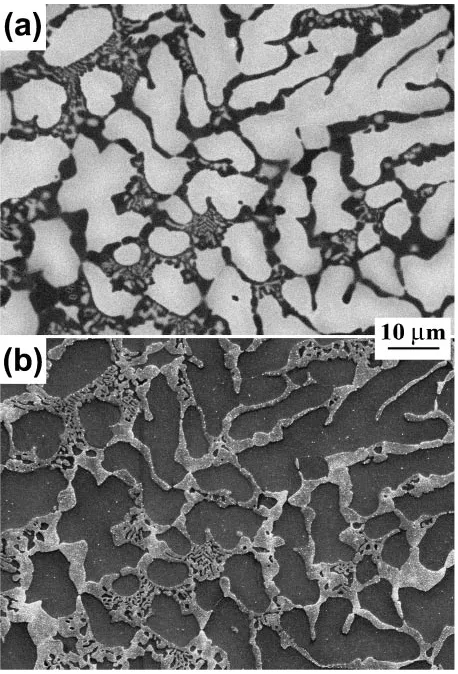 Fig. 3XRD patterns of the as-prepared alloys A (a), B (b), C (c), D (d), andE (e).