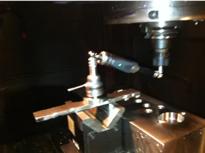 Figure 28: BallBar test running on probing implementation machine 