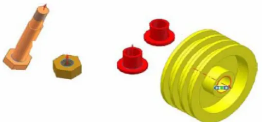Figure 6: Rapid Prototypes of Student Parts