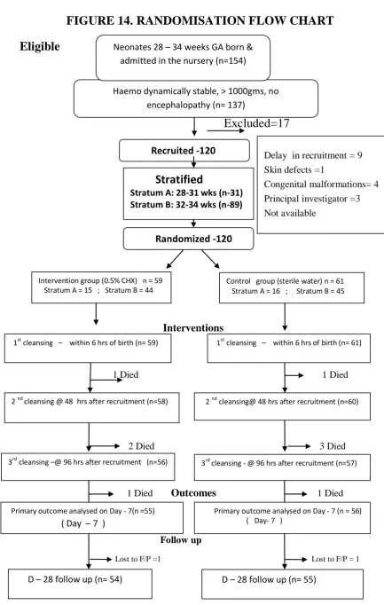 FIGURE 14. RANDOMISATION FLOW CHART 