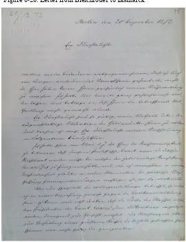 Figure 0-20. Letter from Bleichröder to Bismarck 
