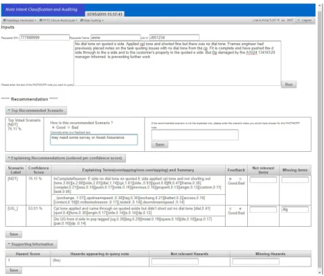 Fig. 3: Example of the system in action.