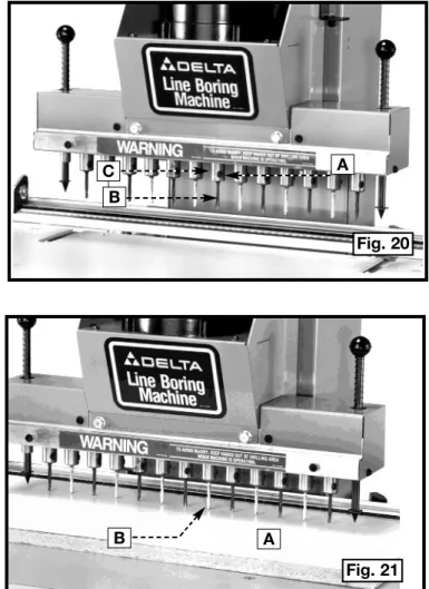 Fig. 21NOTE: This machine will only accept bits with 10mm shanks.