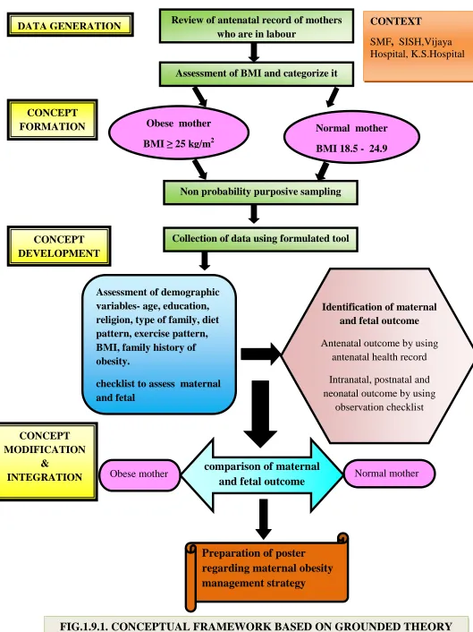 FIG.1.9.1. CONCEPTUAL FRAMEWORK BASED ON GROUNDED THEORY [Type text] OF GLASER AND STRAUSS 