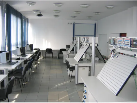 Fig. 1. The Laboratory study room of  Engineering Processes Automation 