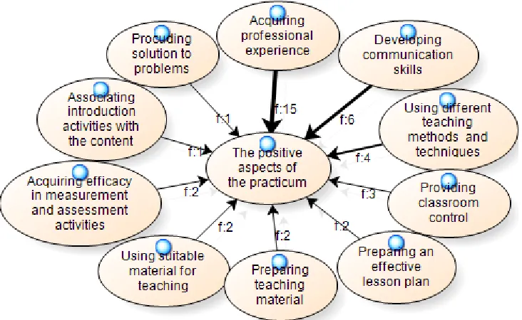 Figure 2. Themes related to the positive aspects of the practicum 