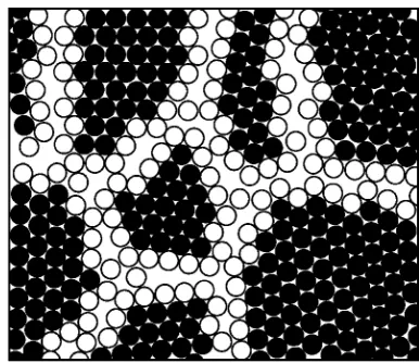 Fig. 1Atomic arrangement in the vicinity of an edge dislocation in asimple cubic crystal
