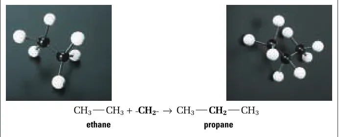 Figure 13.12 illustrates these three important facts about alkanes. Studythe two alkanes, then complete the Practice Problems that follow.