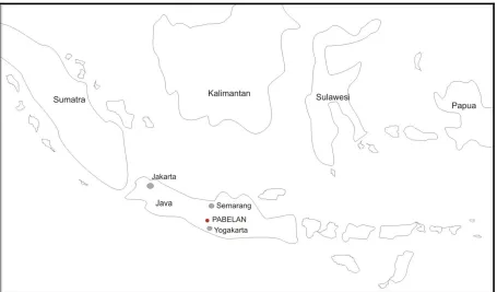 Figure 6.1 Map of Indonesia indicating study site 