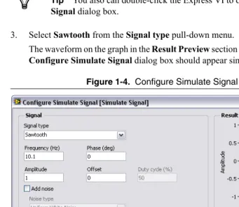 Figure 1-4.  Configure Simulate Signal Dialog Box