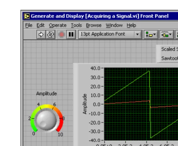 Figure 2-1.  Example of a Front Panel