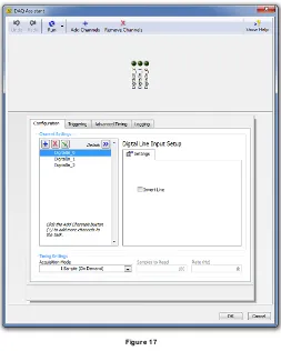 Figure 16You can select Line Input, Port Input, Line Output, or Port Output. In this document, we will be discussing the Line Input task, but the other three operations are set up similarly