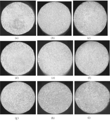 Table 1Macro-grain grade and �-Al crystal morphology vs. silicon contents.