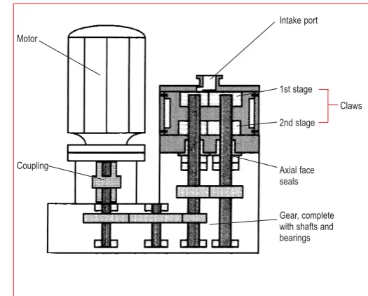 Fig. 2.34 Pumping speed with and without purge gas