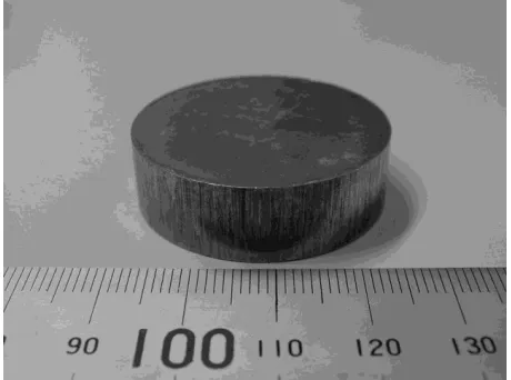 Fig. 6High-dense powder compact with the relatively density over80%T.D.