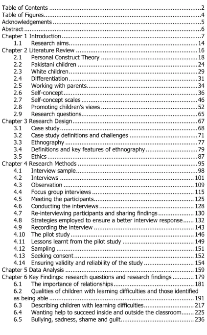 Table of Figures........................................................................................4  Acknowledgements ...................................................................................5