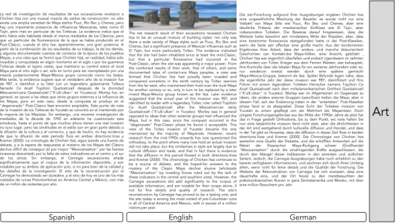 Figure 14 show the sample from the dataset representing category “art”.