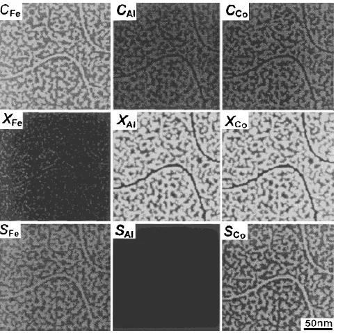 Fig. 8Iron-rich corner of phase diagram calculated for Fe–Al–Co ternaryalloy system at 923 K