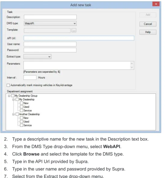 Figure 4 Add New web API Task Window 