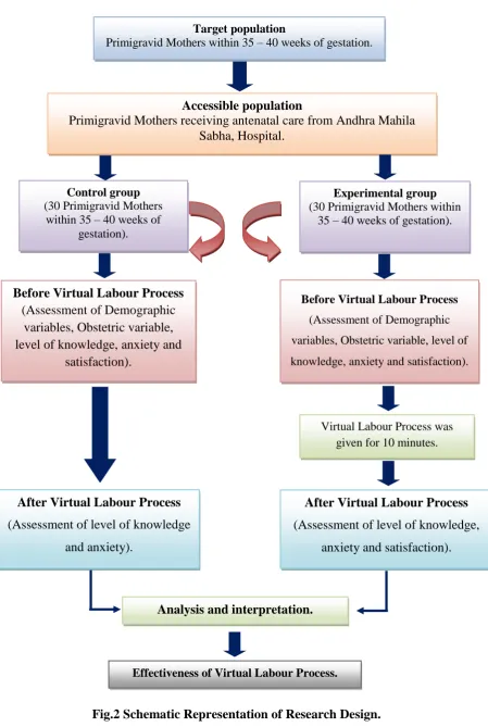 Fig.2 Schematic Representation of Research Design. 