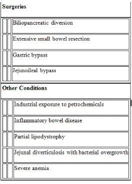 Table 1 shows the aetiology of nonalcoholic liver disease. 