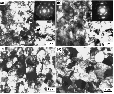 Figure 7 shows the changes in nominal stress-strain curvesThe tensile strength de-creased and the total elongation increased gradually with in-