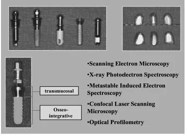 Fig. 1The entire epithelium/implant surface-compartments of 10 different implant systems were utilized as a test area