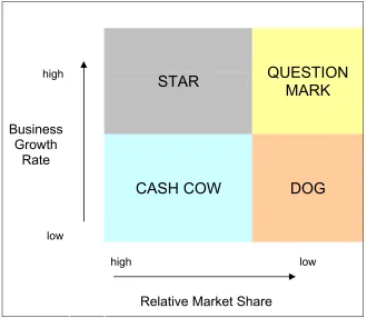 Figure 2:  The BCG Matrix 