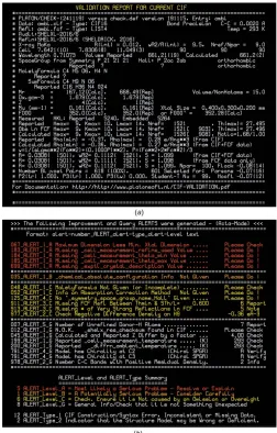 Fig. 6blevel ALERTS all refer to missing data and should be easy toaddress. So are the ﬁrst three C level ALERTS