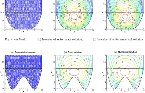 Fig. 4: (a) Mesh ;