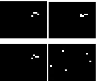 Figure 3.2: MFI mining results. All images except lower right are frequent patterns which pass the inter- inter-estingness measure constraint