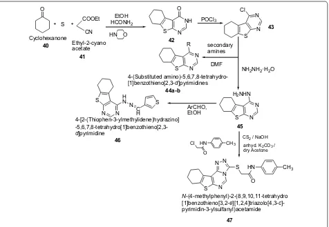 Table 10 Antibacterial and antifungal activities of synthesized compounds