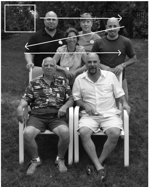 Figure 2.5: Example of a scanning window in a test image.