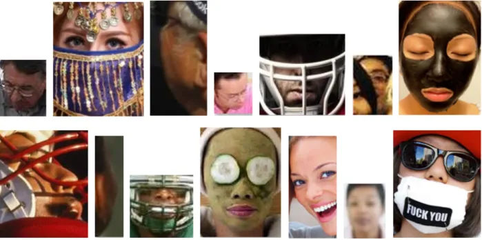 Figure 1.3: Challenging face examples for race classication from the CIMN dataset.