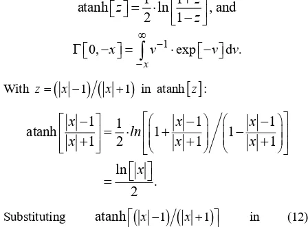 Table 1. The formulas from (13) are given in Table 1, the core code is shown, as well as recommended starting values for the indirect search are provided (see also the section “Supporting Information” at the end of the article)