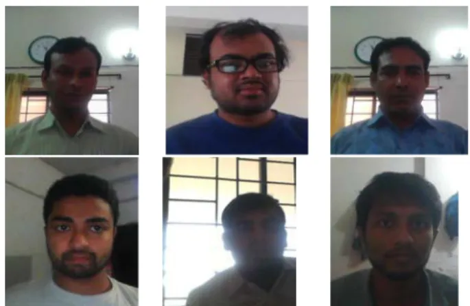 Fig. 2: Graphical interface of proposed system with test  image from webcam 