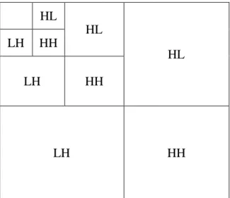 Figure 3.11: Sub-band image  ( adopted from Kociolek et al., 2001 ). 