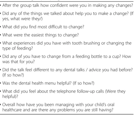 Table 4 Focus group topic guide