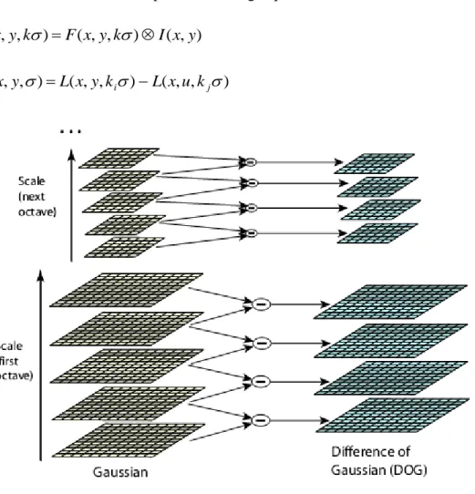 Fig 3.2  DoG at varying octave 