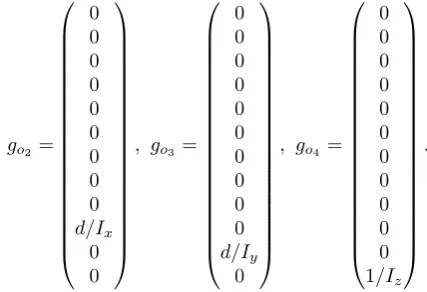 Fig. 3.Dynamic model of quadrotor