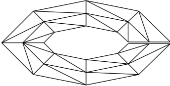 Fig. 3.Mesh h of Subdomain Ω1 for Example 1