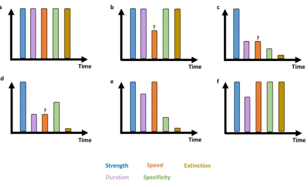 Figure 3: Comparison of different grades of immunological memory according to five key  dimensions