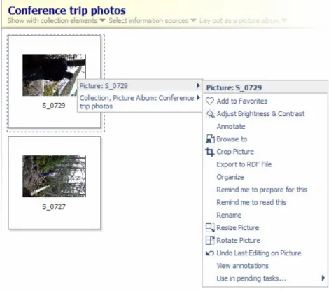 Figure 6 shows a piece of UI inserted into the start pane when the  Rotate  Picture  operation  is  selection  from  the  context  menu  shown in Figure 5
