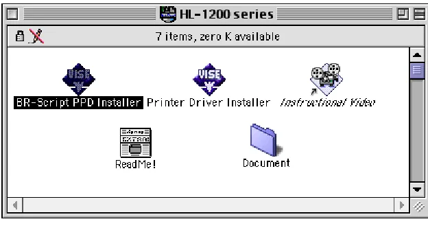 Figure 1 Typical Macintosh Installer